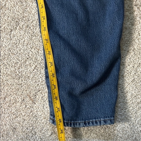 Banana Republic High Rise Barrel Women Jeans - Dark Blue - Picture 6 of 9